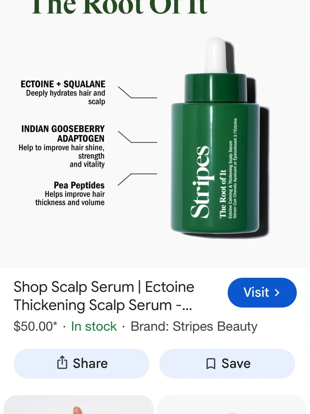 NWT Ripe Scalp Serum Bottle – Green